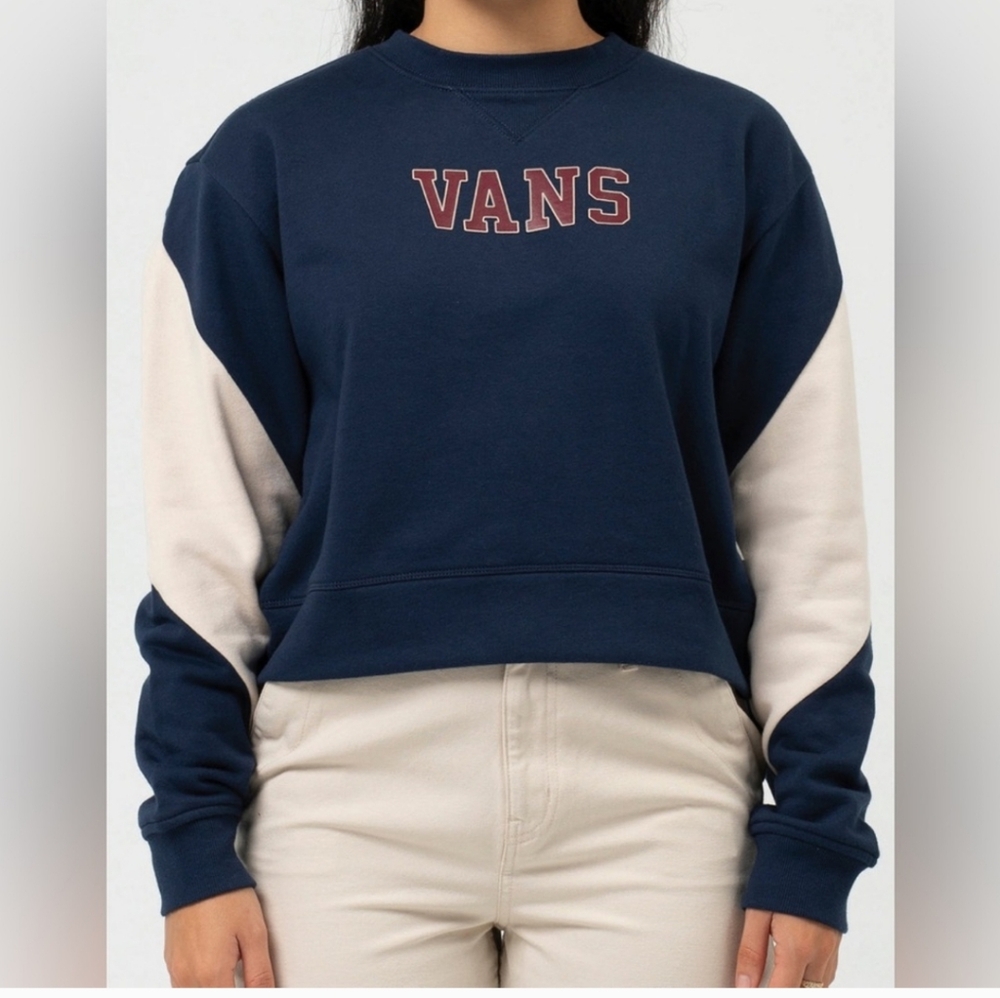 VANS cropped crewneck